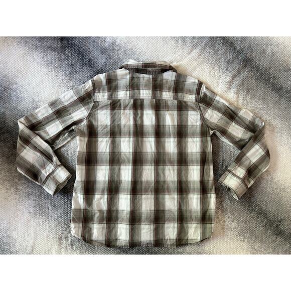 Carhartt Women's Button Down Huron Plaid Roll Long Sleeve Shirt Size Large - Picture 2 of 8